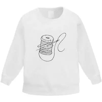 'Needle & Thread' Kid's Sweatshirt / Sweater / Jumper (KW004998) • £12.99