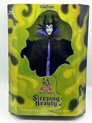 1998 Disney Maleficent Doll 40th Anniversary Sleeping Beauty Great Villain 20990 • $69.99