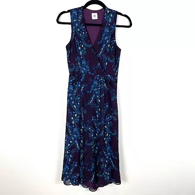 CAbi Size 0 Sleeveless Treasure Paisley Floral Dress #3461 • $34.99