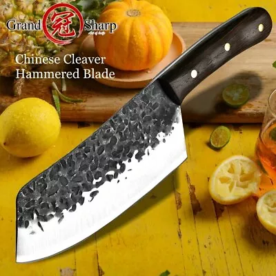 Forged Kitchen Knife Asian Cleaver Chef's Chopper Butcher Knives Chinese Kitchen • $54.49