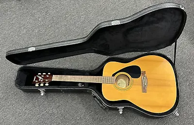Yamaha FG-300A ~ Dreadnought Acoustic Guitar With Case ~ Serial# 21009017 • $149.87