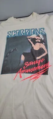 Vintage Scorpions Concert Shirt  XL Single Stitch  • $149.50