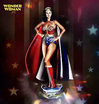 Wonder Woman Lynda Carter  Resin Sculpture Bust Statue Model Kit DC Size Choice! • $68