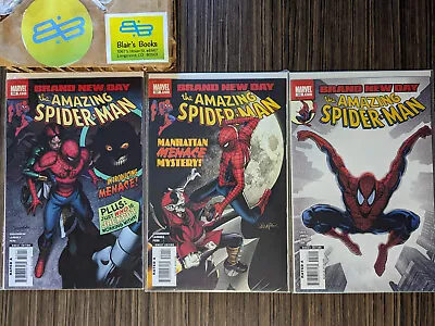 Set Of (3) Marvel AMAZING SPIDER-MAN #550 551 552 [2008] NM; 1st MENACE FREAK • $6.99