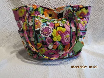 Vera Bradley Campus Shoulder Tote Bag  Va Va Bloom  New With Tags • $88