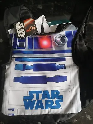 £4.95 • Buy Kids Star Wars Costume Bag Disney R2-D2 Backpack Vestpack