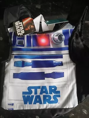 £4.95 • Buy Kids Star Wars Costume Bag Disney R2-D2 Backpack Vestpack