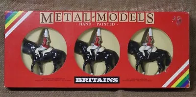 Toy Soldiers - Britians Set 7228 - 3 Mounted Lifeguards In Original Box (90mm) • $14.95