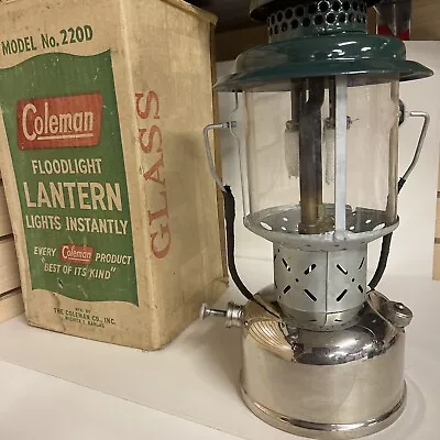 Never Used Coleman Lantern 220D A 50 Sunshine Of The Night 1950 Double Mantel • $53.53