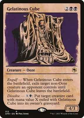 Gelatinous Cube Foil (313) Showcase Adventures In The Forgotten Realms AFR MTG • $1.51