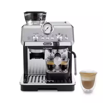 De'Longhi La Specialista Arte Manual Espresso Machine - Silver EC9155.MB • $399