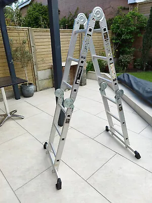 Wickes Youngman Multi Function Ladder 4 Part Extension 4.66m Stairway 2.95m • £38