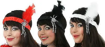 £6.99 • Buy Flapper Fancy Dress Headband Gangsters Moll Ladies 20's 30's Costume Accessory