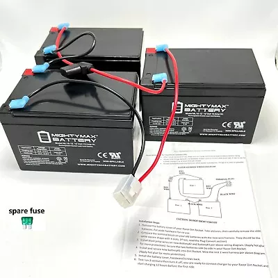 15Ah High Capacity Battery Pack With Wire For Razor SX/MX500/MX650 36V Dirt Bike • $119.50