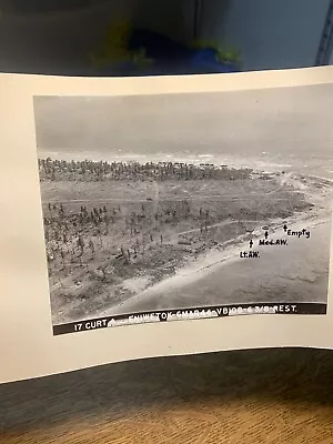 WW2 USMC Aerial Recon Photo Jap Island Original Eniwetok Invasion Rare! • $5