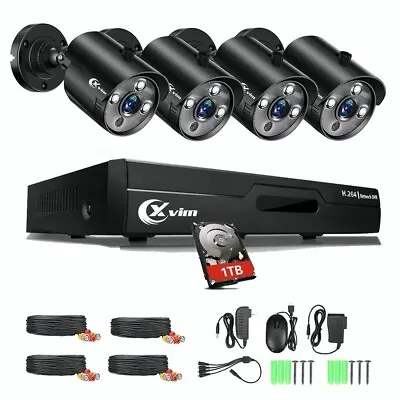 XVIM 1080P Surveillance Camera CCTV Outdoor 8CH DVR Security Camera System • $129.99