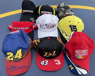 Vintage Nascar Hat Lot Snapback Adjustable Cap Earnhardt Gordon • $39