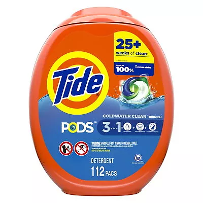 Tide Pods Laundry Detergent - 112 Pacs • $23