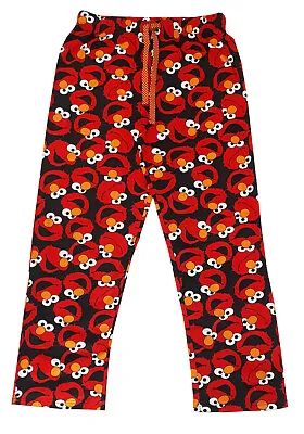 Adults Comfy Elmo Loungepants Cool Cotton Loungewear Nightwear Bargain • $19.91