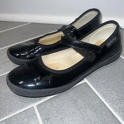 Girls Naturino Black Patent Mary Janes   Big Girls Size EU 34 US 2.5 • £4.02