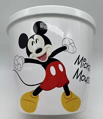 Disney Mickey Mouse Large White Ceramic Popcorn Bowl Bucket Or Planter For Plant • $42.33