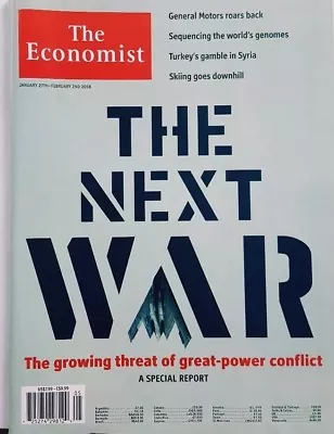 The Economist January 27-February 2 2018 The Next War FREE SHIPPING CB • $9.99