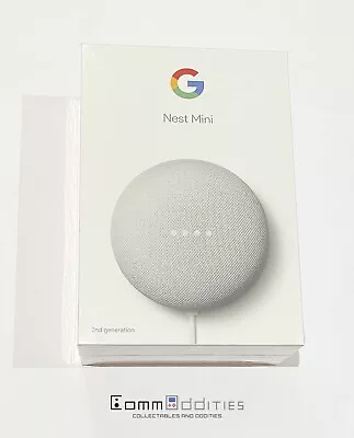 $59.99 • Buy BRAND NEW! Google Nest Mini - 2nd Generation - Smart Speaker Chalk - FREE POST!