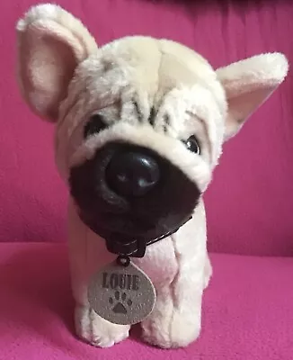 Keel Toys Louie French Bulldog Beige Brown Dog Soft Plush Toy 8” X 10” • £13.99