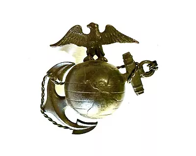 M1912 USMC EGA Officer Service Cover Emblem Marine Corps Asymmetrical Wing • $500