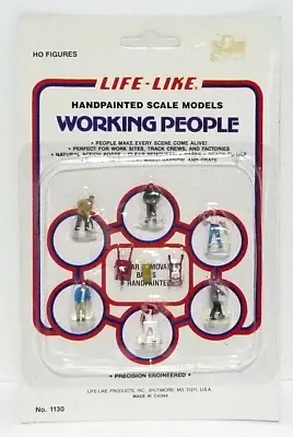 LIFE-LIKE Working People #1130 HO Scale Model Railroad New Old Stock • $14.95