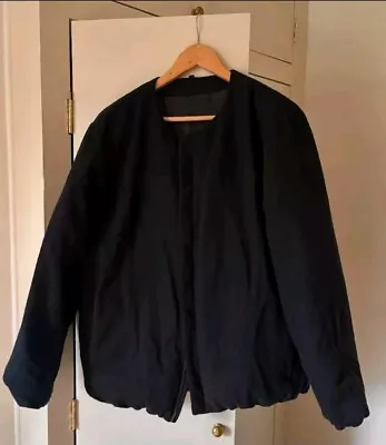 Muji Collarless Feather Down Bomber Jacket • £55