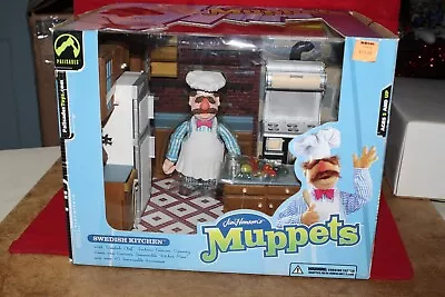 Palisades Jim Henson's Muppets Swedish Chef Kitchen Playset NIB NEW 2003 • $250