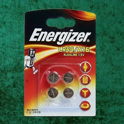 Energizer LR44 Batteries Watch Coin Cell SR44 357 A76 AG13 1.5V Alkaline Battery • £3.25