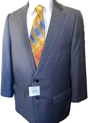 NWT Indochino Bespoke Mens Blazer Sz 42 44 Blue Wool Sport Coat Jacket NEW • $34.99