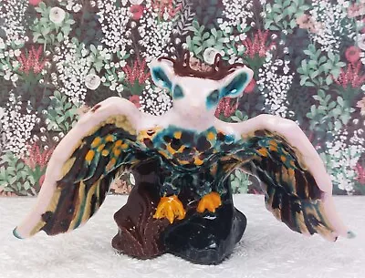 Handmade Ceramic Figurine Fantasy Creature Cute Creepy Spooky Nightmare Macabre • $40