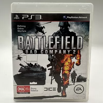 Battlefield Bad Company 2 PlayStation 3 PS3 PAL (Tested & Working) • $9.95