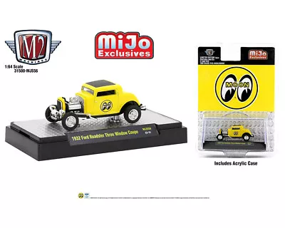 M2 Machines Exclusive - Mooneyes - Yellow - 1932 Ford Roadster 3-window Coupe • $7.48