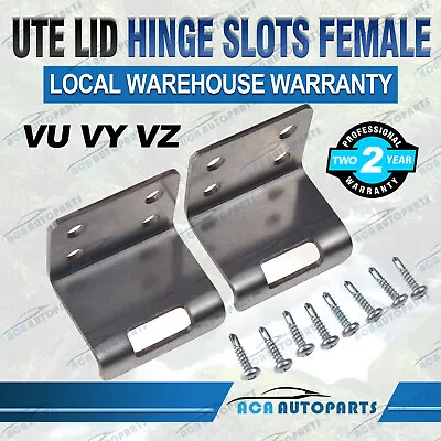 For HOLDEN VU VY VZ Ute Lid Hinge Slots FEMALE 4 Hole Hard Top Fibreglass Cover • $59.49