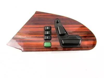 Front Left Seat Switch & Panel Zebrano Fits 92-99 Mercedes W140 S500 S320 S420 • $55.55