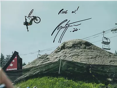 $50.99 • Buy RYAN NYQUIST Signed 8.5 X 11 Photo BIKING X Games BMX FREE SHIPPING