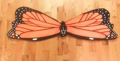 Adventure Planet Monarch Butterfly Halloween Wings 48  No Tag Orange • $11.99