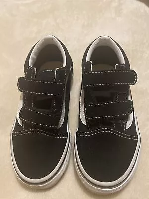 Boys Vans  Slip In Non Lace Strap Sneakers Size 11 Junior • $25