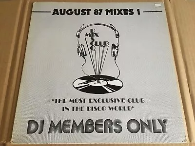 DMC August 87 Mixes 1 & 2 Elvis Mix / Various Artists Compilation Promo 12” EX • $14.99