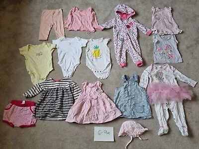 Baby Girl Clothes Bundle 6-9 Months Mothercare NextDisney F&F • £12.99
