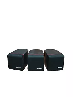 Bose Redline Lifestyle / Acoustimass Black Cube Speakers Lot Of 3 Singles • $34.03