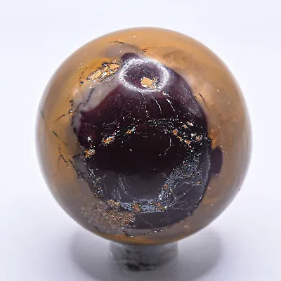 48mm Purple Orange Mookaite Jasper Sphere Natural Sparkling Mineral Ball Austral • $23.96