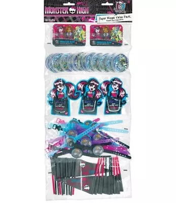 MONSTER HIGH GIRLS VALUE FAVOR PACK (100pc) ~ Birthday Party Supplies Toys • $13.99