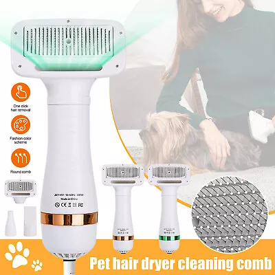 £19.99 • Buy Pet Dog Hair Dryer Comb Upgraded 2-In-1 Pet Cat Grooming Hair Dryer With Hair