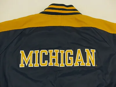 £119.98 • Buy New Michigan Wolverines Starter Bomber NFL Jacket Steve Barry ´S Ncca SIZE S - M