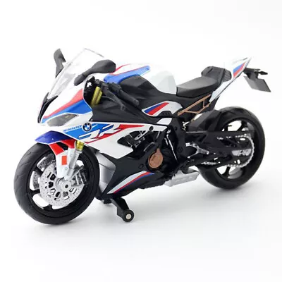 1/12 Scale BMW S1000RR Diecast Motorcycle Model Boys Toys Men Collection White • $21.93